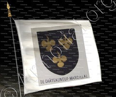 drapeau-de CHATEAUNEUF MARCILLAL_Bourbonnais_France