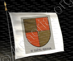 drapeau-De CHÂTEL PERRON_Bourbonnais_France