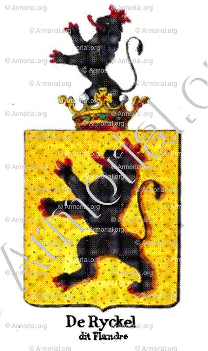 DE RYCKEL dit FLANDRE_Armorial royal des Pays-Bas_Europe