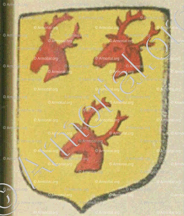 de GRANDFIEF (La Rochelle)_Blason enregistré sous le règne de Louis XIV._France