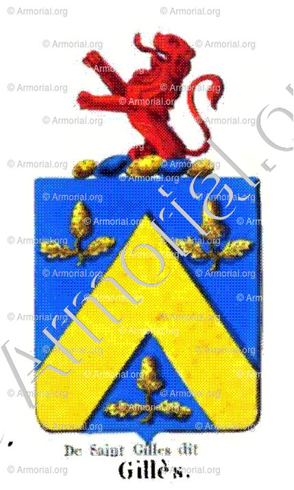 DE SAINT GILLES dit GILLES_Armorial royal des Pays-Bas_Europe