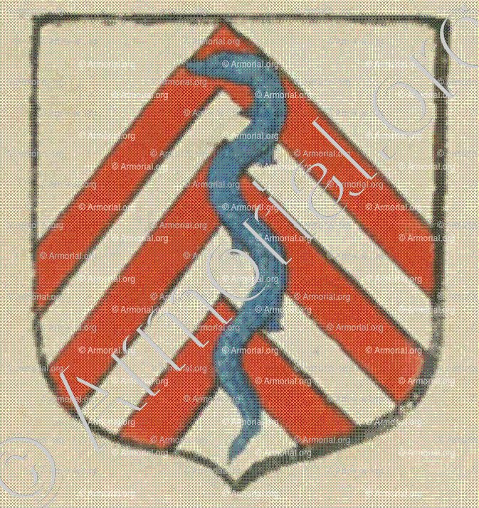 de GUILLONVILLE (La Rochelle)_Blason enregistré sous le règne de Louis XIV._France