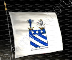 drapeau-DE SELLIERS DE MORANVILLE_Armorial royal des Pays-Bas_Europe