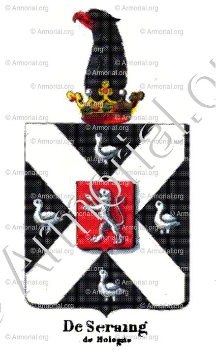 DE SERAING DE HOLOGNE_Armorial royal des Pays-Bas_Europe