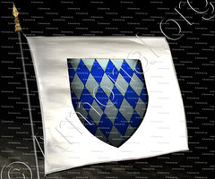 drapeau-FORRIER de TOURNON_Ancien Duché de Savoie_États de Savoie