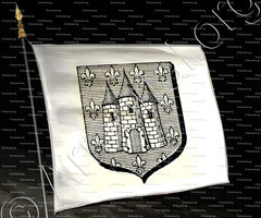 drapeau-MELUN_Armes de Melun_France (1)