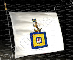 drapeau-DE THIENNES_Armorial royal des Pays-Bas_Europe