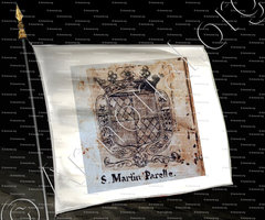 drapeau-SAINT MARTIN PARELLE_Contea di Nizza_Ducato di Savoia, Regno di Sardegna.