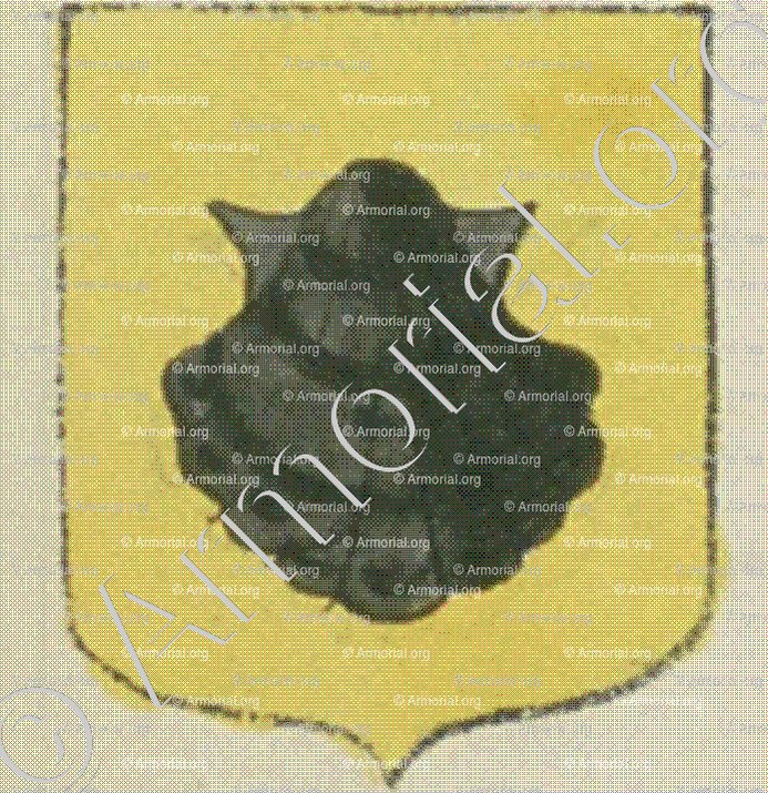 de la CROIX (La Rochelle)_Blason enregistré sous le règne de Louis XIV._France