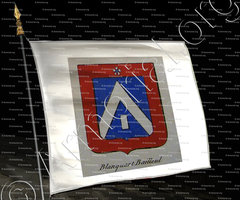 drapeau-BLANQUART BAILLEUL_Noblesse d'Empire._France