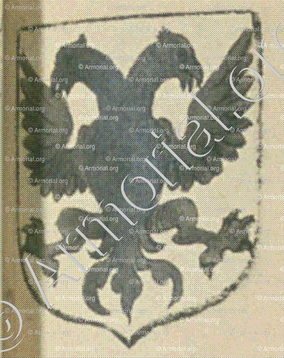 de la MOTTE-GENOUILLET (La Rochelle)_Blason enregistré sous le règne de Louis XIV._France