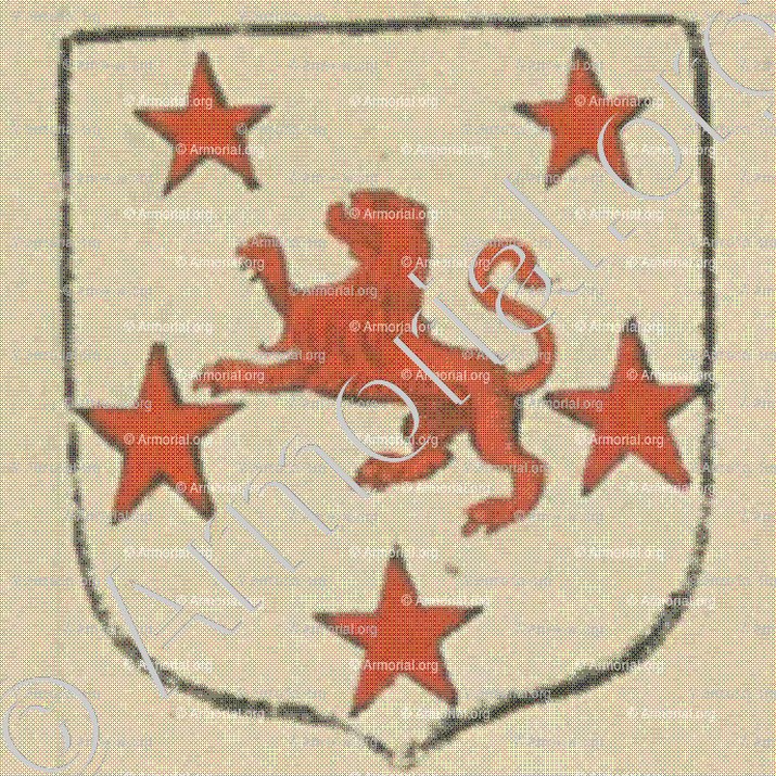 de LOSTENGE (La Rochelle)_Blason enregistré sous le règne de Louis XIV._France