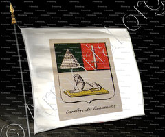 drapeau-CARRIERE DE BEAUMONT_Noblesse d'Empire._France