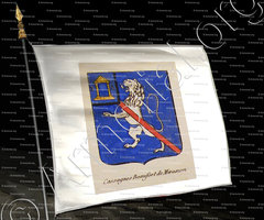 drapeau-CASSAGNES BEAUFORDT DE MIRAMON_Noblesse d'Empire._France