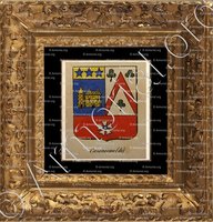 cadre-ancien-or-CAZENEUVE (DE)_Noblesse d'Empire._France