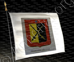 drapeau-CAZENEUVE_Noblesse d'Empire._France