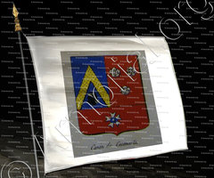 drapeau-CAZIN DE CAUMARTIN_Noblesse d'Empire._France