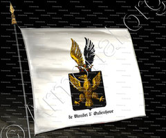 drapeau-de BLONDEL d'OUDENHOVE_Oost-Vlaanderen._België