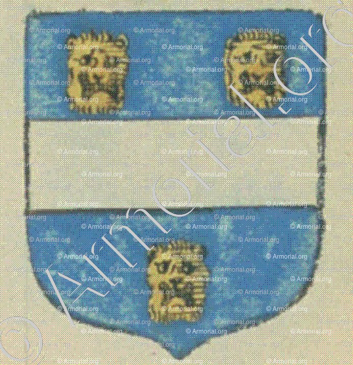 de MORSAC (La Rochelle)_Blason enregistré sous le règne de Louis XIV._France