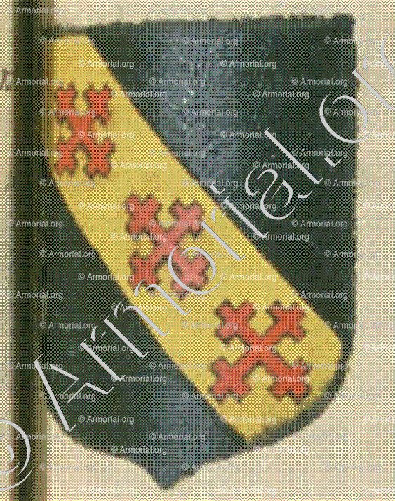 de POIX (La Rochelle)_Blason enregistré sous le règne de Louis XIV._France