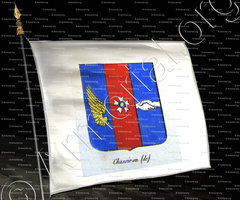 drapeau-CHASSIRON (DE)_Noblesse d'Empire._France