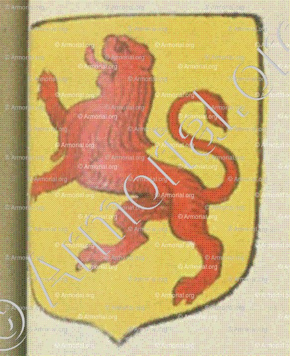 de POULIGNAC (La Rochelle)_Blason enregistré sous le règne de Louis XIV._France