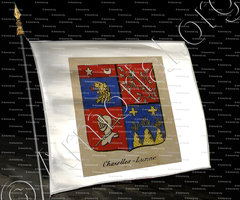 drapeau-CHAZELLES-LUNAC_Noblesse d'Empire._France