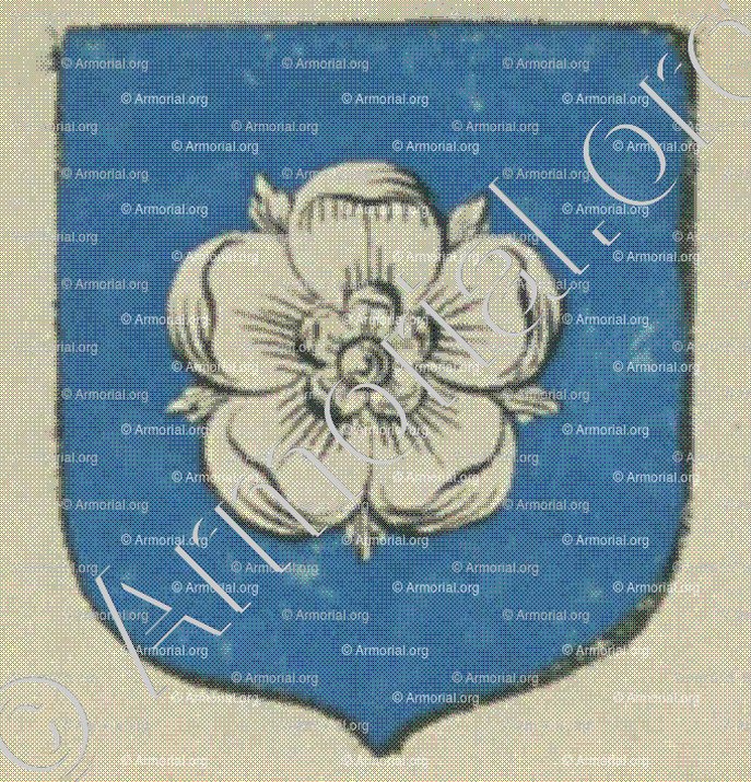 de RANSARNE (La Rochelle)_Blason enregistré sous le règne de Louis XIV._France