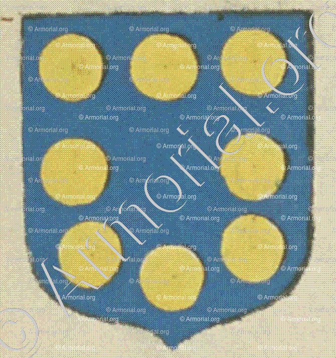 de REAL (La Rochelle)_Blason enregistré sous le règne de Louis XIV._France