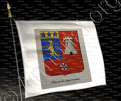 drapeau-CLAUSEL DE COUSSERGUES_Noblesse d'Empire._France