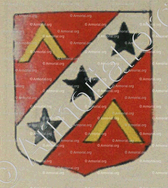 ROCHON (Alsace)_Blason enregistré sous le règne de Louis XIV_France 