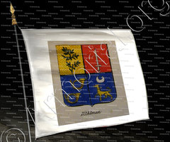 drapeau-D'AHLMAN_Noblesse d'Empire._France