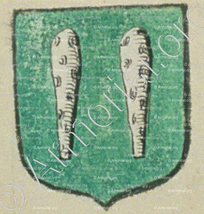 DELMASSE (La Rochelle)_Blason enregistré sous le règne de Louis XIV._France