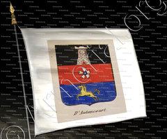 drapeau-D'AUTANCOURT_Noblesse d'Empire._France