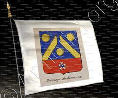 drapeau-DAVRANGE DU KERMONT_Noblesse d'Empire._France