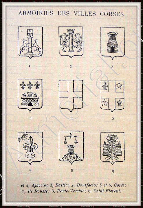 BONIFACIO_Armorial Corse. (Colonna de Cesari Rocca, 1892)_Corsica (i)