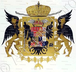 RÖMISCH DEUTSCHES REICH WAPPEN von J. 1757