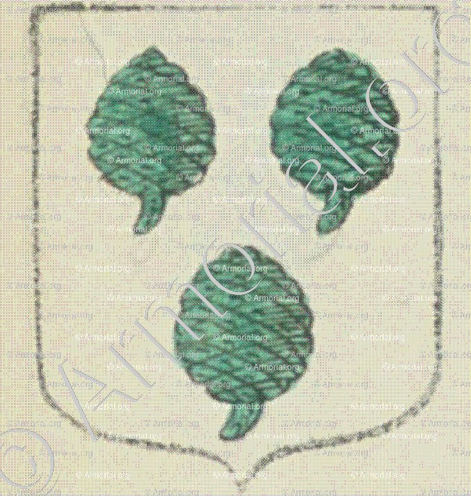 des BORDES (La Rochelle)_Blason enregistré sous le règne de Louis XIV._France