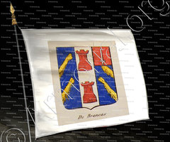 drapeau-DE BRANCAS_Noblesse d'Empire._France