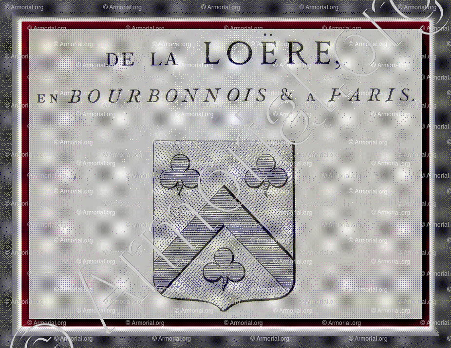 DE LA LOËRE_Bourbonnais, Paris_France (i)