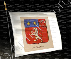 drapeau-DE CAMBON_Noblesse d'Empire._France