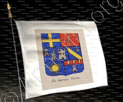 drapeau-DE CARRION NISAS_Noblesse d'Empire._France