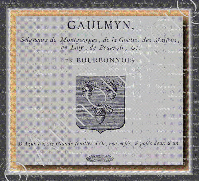 GAULMYN_Bourbonnais_France