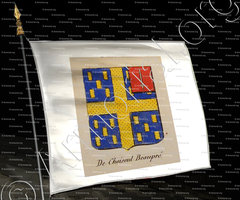 drapeau-DE CHOISEUL BEAUPRE_Noblesse d'Empire._France