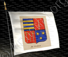 drapeau-DE GROBON_Noblesse d'Empire._France