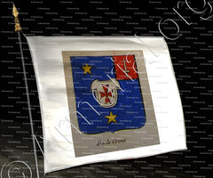 drapeau-DE LA CROIX_Noblesse d'Empire._France