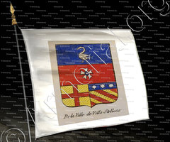 drapeau-DE LA VILLE DE VILLA STELLONE_Noblesse d'Empire._France