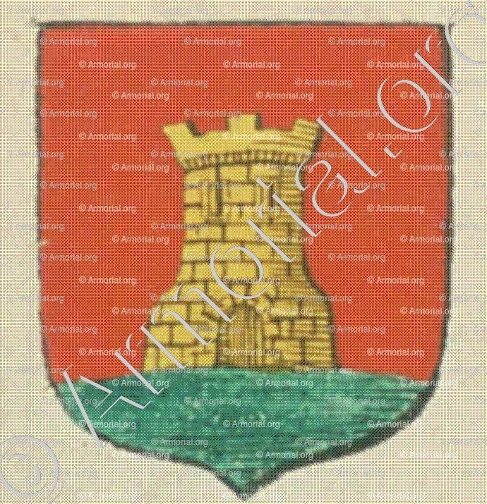 du GASON (La Rochelle)_Blason enregistré sous le règne de Louis XIV._France