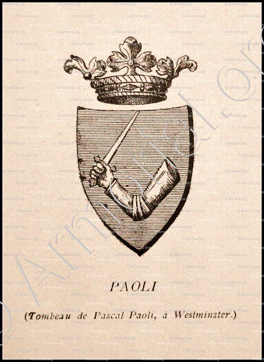 PAOLI_Corse. Armorial Corse, 1892._France (1)