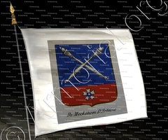 drapeau-DE MECKENEM D'ARTAIZE_Noblesse d'Empire._France